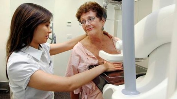 Mammograms every two years are recommended for women aged 50 and over.