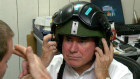 Then prime minister John Howard preparing to visit Australian troops in Iraq in 2004.