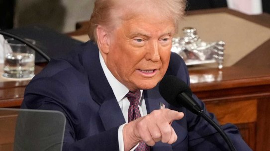 Donald Trump speaking at the Capitol.