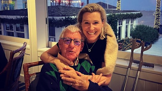 Kim Wilson with her father, Barry Wilson, whose career includes credits on TV shows such as Melrose Place. 