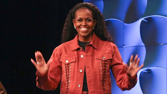 Michelle Obama has endorsed heading to bed straight after dinner.