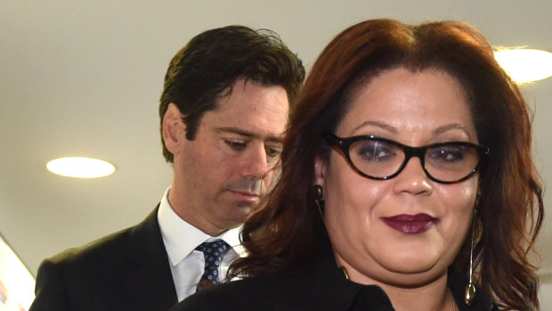 Tanya Hosch has won the respect of the AFL Commission and Gillon McLachlan.