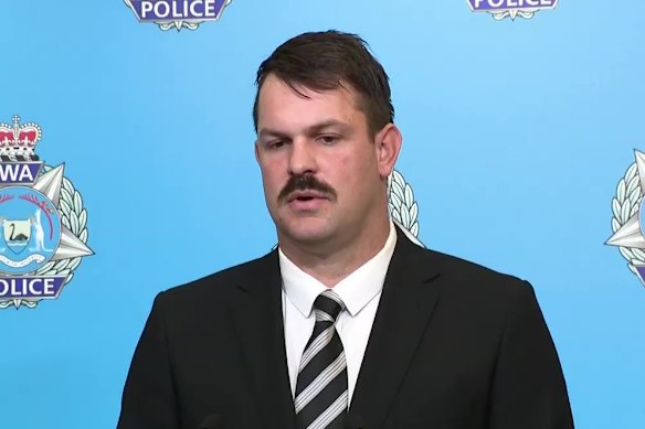 WA Police major crash Detective Sergeant Ollie Edwards.