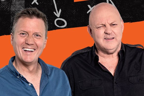 James Brayshaw and Billy Brownless host The Rush Hour on Triple M.