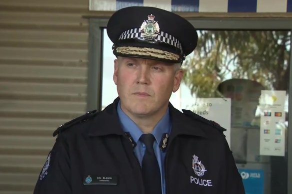 WA Police Commissioner Col Blanch said he had never experienced anything like Wednesday’s events in his time policing.