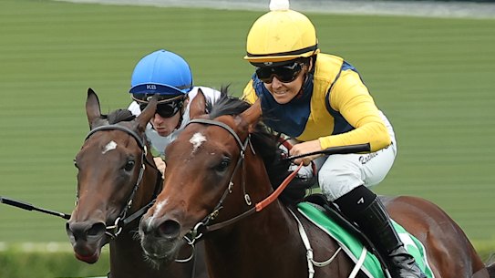 Rachel King winning on Warwoven at Randwick on December 20.