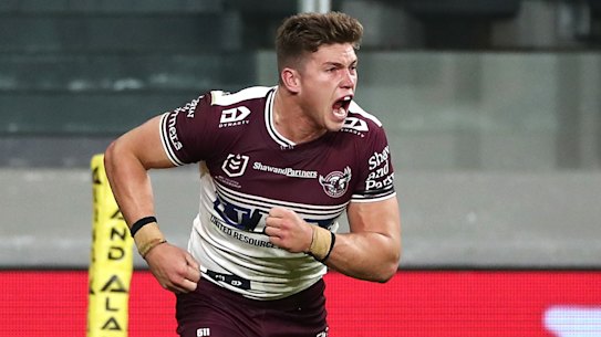 Reuban Garrick reacts to the controversial forward pass call. 