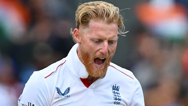 Ben Stokes of England can’t hide his frustration during Day Five of the 4th Rothesay Test Match between England and India at Emirates Old Trafford on July 27, 2025 in Manchester, England. (Photo by Clive Mason/Getty Images)