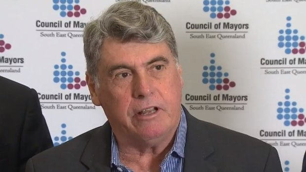 Allan Sutherland became Moreton Bay mayor in 2008. He was suspended when he was charged and later quit.