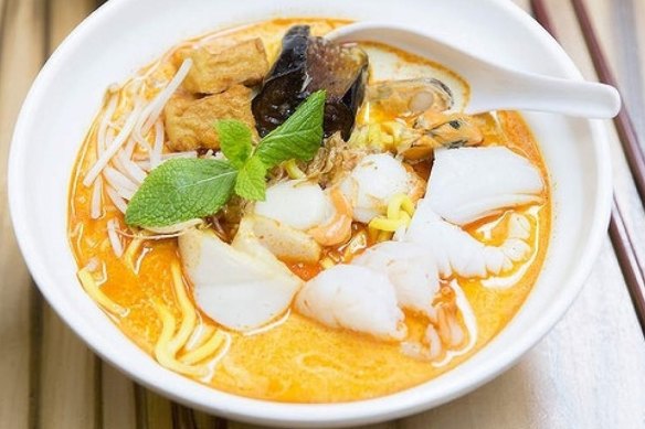 The signature dish at Flemington’s Laksa King.