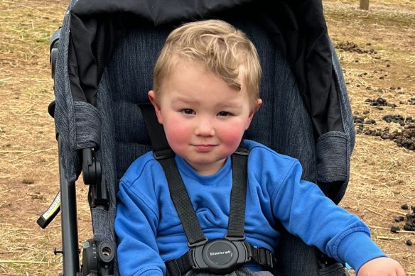 Luka Huddle, 2, died after going missing from a property near Geelong on Tuesday.