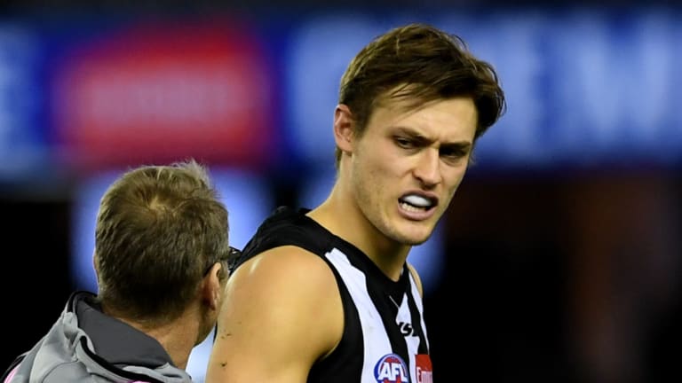 Darcy Moore has struggled with injuries this season.