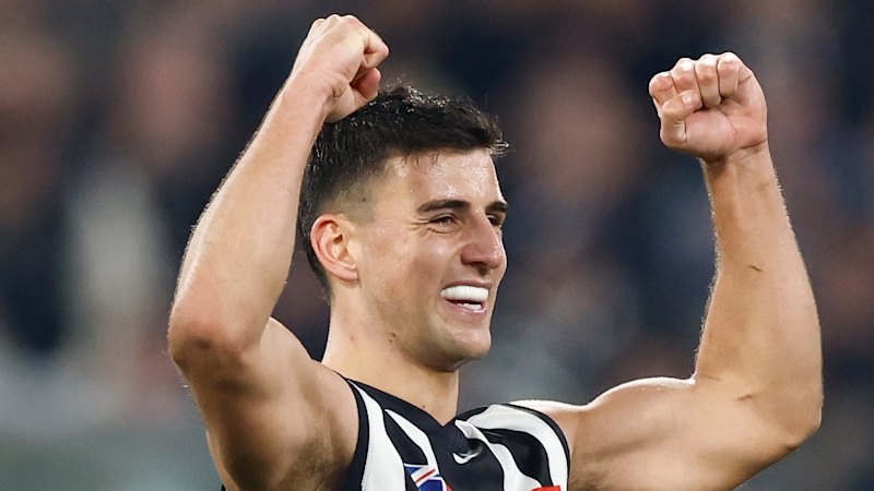 AFL LIVE: Daicos leads Magpies to win over Blues as McKay, Cerra injured