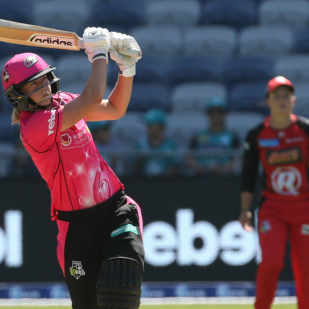 Run machine: Perry passed 2000 career Big Bash runs this season - the first cricketer, male or female, to do so.