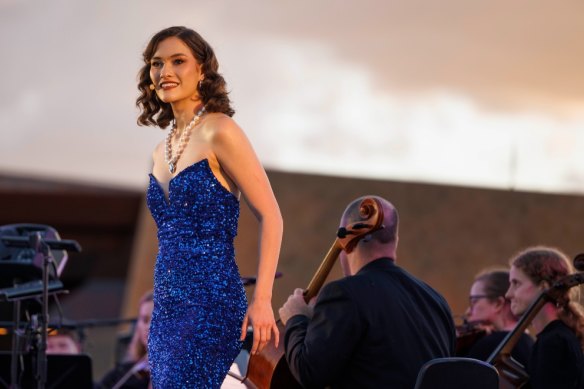 Soprano Nina Korbe has ancestry in the region where the Festival of Outback Opera takes place.