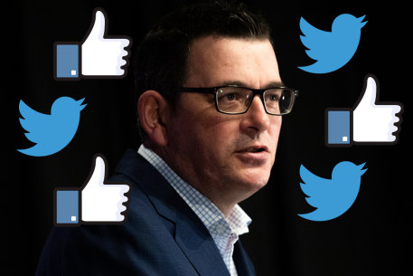 Premier Daniel Andrews has a strong social media presence.