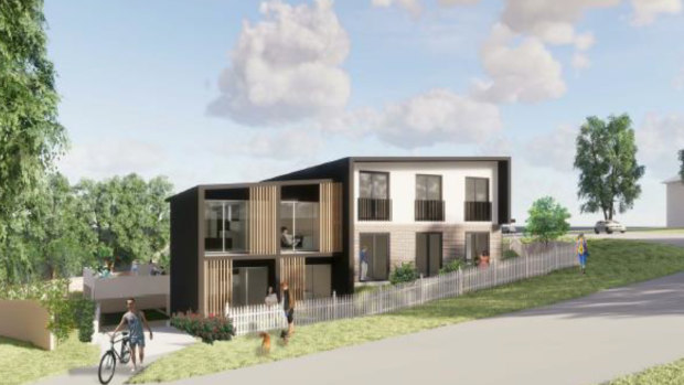 An artist's impression of a proposed boarding house in Allambie Heights.