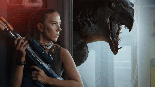 Movie wrap GIF with Jurassic World Rebirth, The Shrouds, M3GAN 2 and The Wolves Always Come at Night 