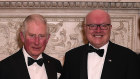 Prince Charles with Australian high commissioner to the UK George Brandis.