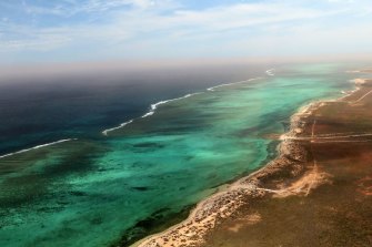 Ningaloo reef stretches for more than 260 kilometres and is Australia’s largest fringing coral reef.