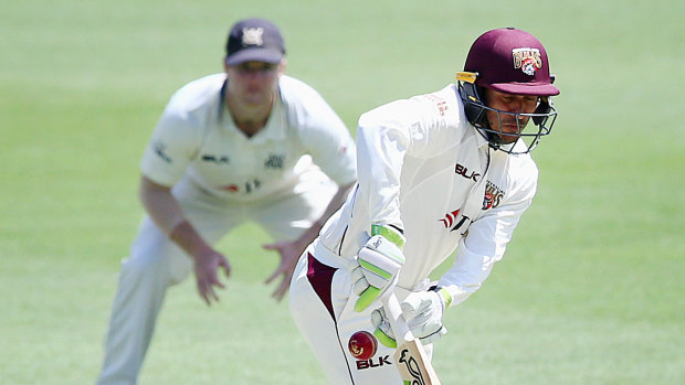 Good to go: Usman Khawaja has backed himself to be fit for the first Test after his first match back from injury.