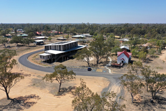 An aerial view of Toomelah.