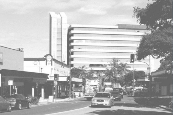 The brutalist tower at Albion dates back to the mid-1970s.