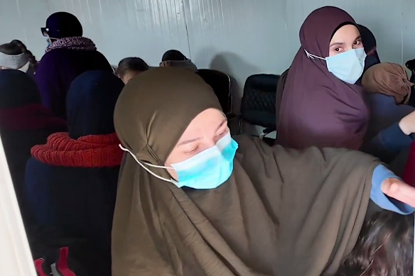 Australian families were starting their journey on Monday before being turned away.