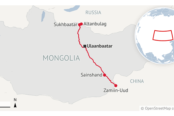Eryk Bagshaw’s journey from Altanbulag to Zamiin-Uud