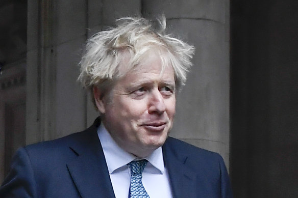 British Prime Minister Boris Johnson.