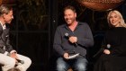 Philippe Wolgen, Sean Parker and Lady Gaga as pictured in Clinuvel’s annual report.    