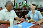 Getaway’s Samantha McClymont enjoys a traditional Samoan Sunday.