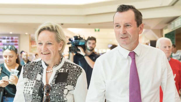 Alannah MacTiernan with Mark McGowan.