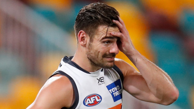 Concussed: Stephen Coniglio. 