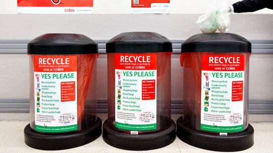 REDcycle has turned over control of 12,400 tonnes of stockpiled plastics to Coles and Woolworths
