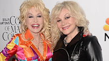 Dolly with one of her middle sisters Stella in 2015. Stella was also a singer-songwriter.