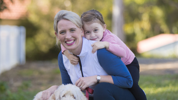 Kate Jones and daughter Grace Cronin in 2018. 