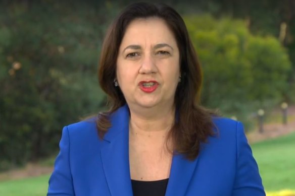 Queensland Premier Annastacia Palaszczuk says she is “one” with the New South Wales Premier on the idea of vaccine passports.