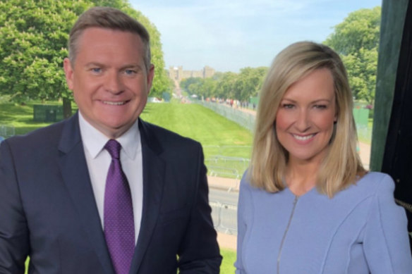 Seven's coverage of the royal wedding, led by Michael Usher and Melissa Doyle, won the ratings battle.