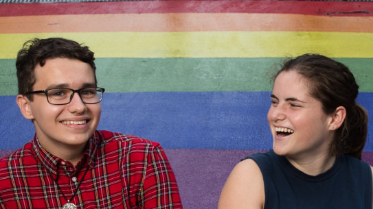 Teenagers Felix Parker and Genevieve Cox plan to attend next weekend's Mardi Gras parade.