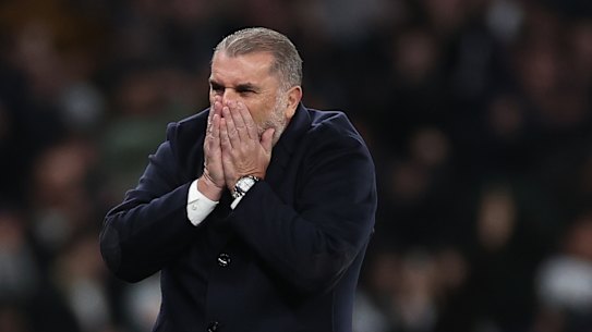 Tottenham manager Ange Postecoglou.