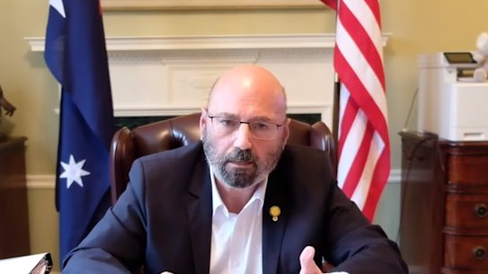 Senior politicians from both major parties wrote to Arthur Sinodinos to support Australia. 