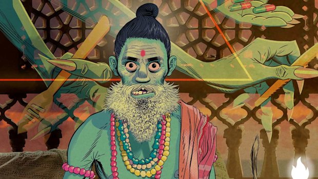 Damon Albarn and Jamie Hewlett recorded the new Gorillaz album while travelling In India.