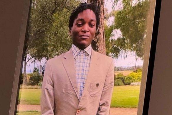 Kevin Olenga, 16, who was killed in the crash at Tarneit on May 18, 2025. 