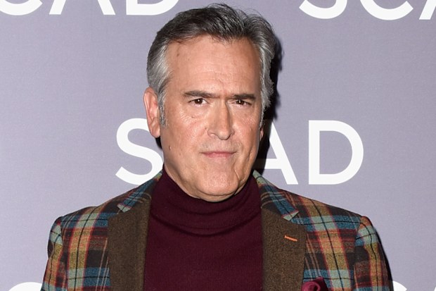 Actor Bruce Campbell attends a press junket for ’Ash vs Evil Dead″⁣ on Day 2 of the SCAD aTVfest 2018 on February 2, 2018 in Atlanta, Georgia. (Photo by Vivien Killilea/Getty Images for SCAD aTVfest 2018 )