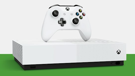 The Xbox One S All-Digital Edition is a less expensive model that does not accept physical game discs.