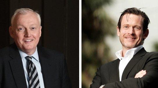 Perpetual CEO Rob Adams and Pendal CEO Nick Good