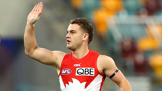 Tom Papley has accepted a $500 fine for staging, even though the Swans believe he wasn't guilty of it.