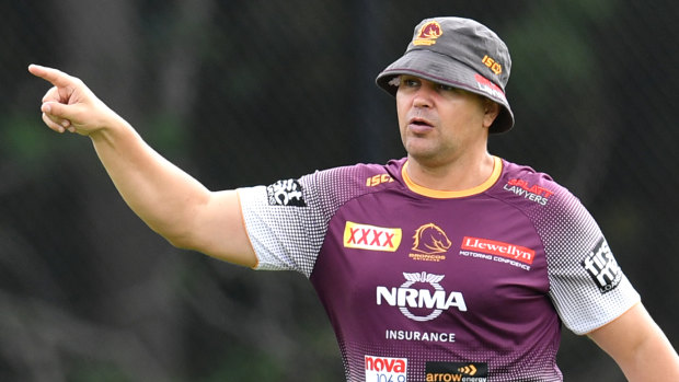 All in the details: Broncos coach Anthony Seibold likes to use technology and data as part of his coaching style.