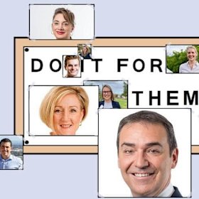 Young Liberal Simpsons post published during the 2022 South Australian Election. It features several Liberal candidates.